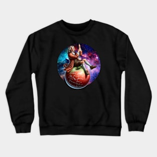 Isaac Newton Apple Wrecking Ball Crewneck Sweatshirt